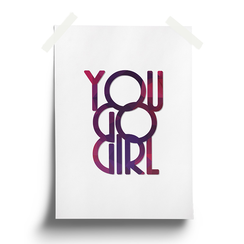Poster you go girl violet 3