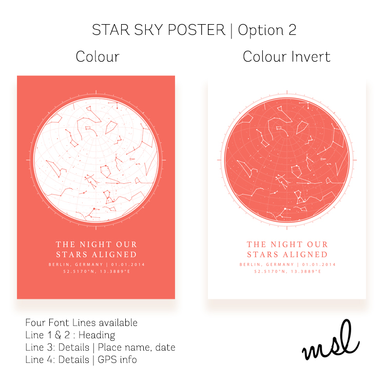 option 2 Star Sky - colour version coral 1