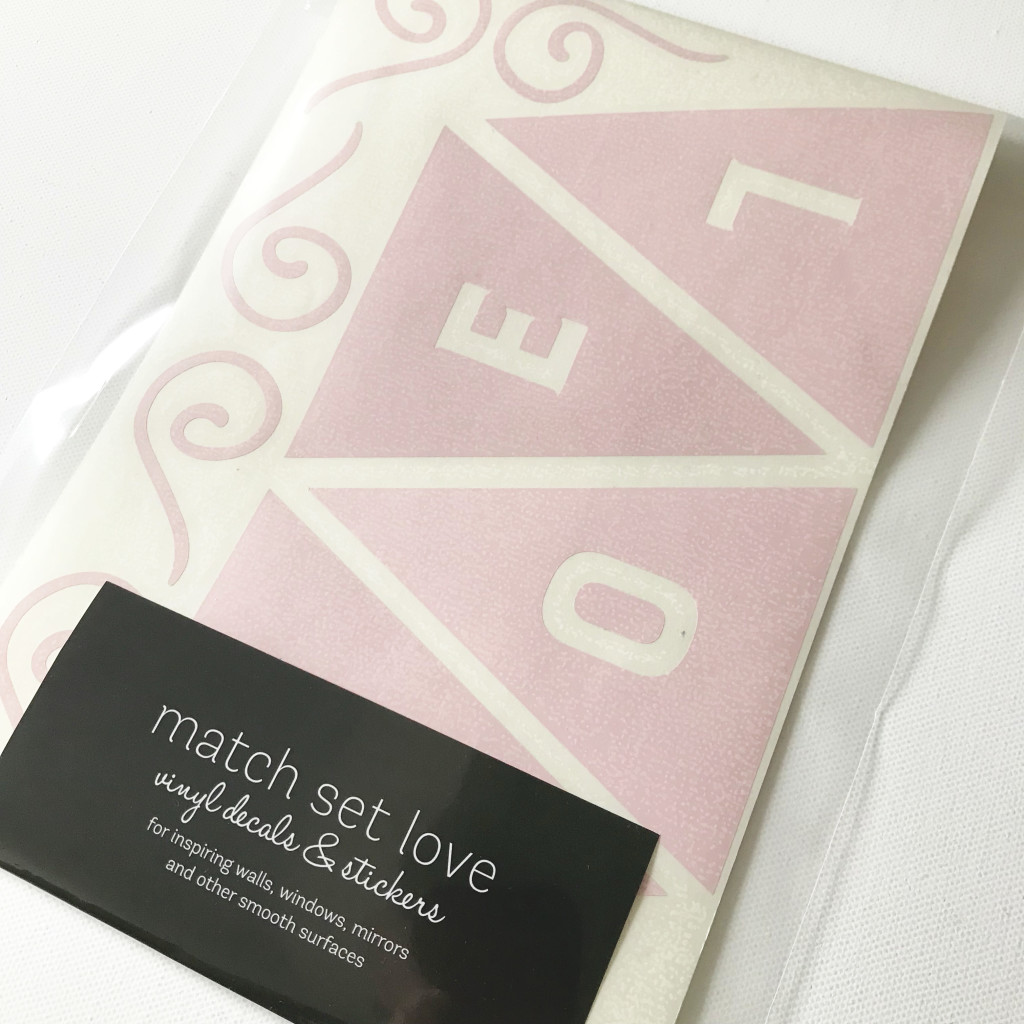 Baby Bunting, Custom Wall Decal Nursery Garland match set love