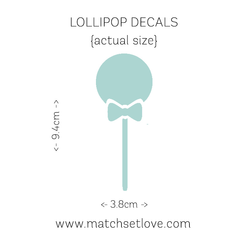 lollipop wall decals