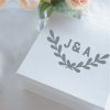 LR Wedding gift box sticker custom 3