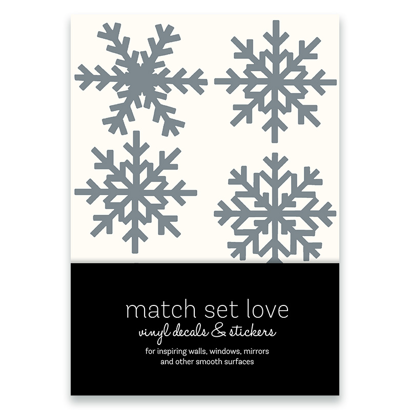 snowflake wall decals