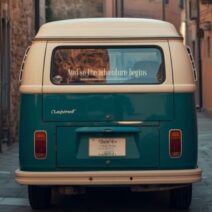 And So the Adventure Begins Wedding Car Decal – Romantic Quote Vinyl Sticker