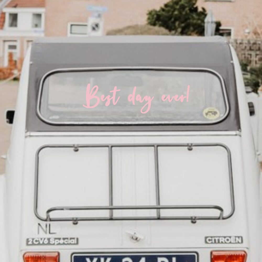 PI Citroen straight back Best day ever pastel pink