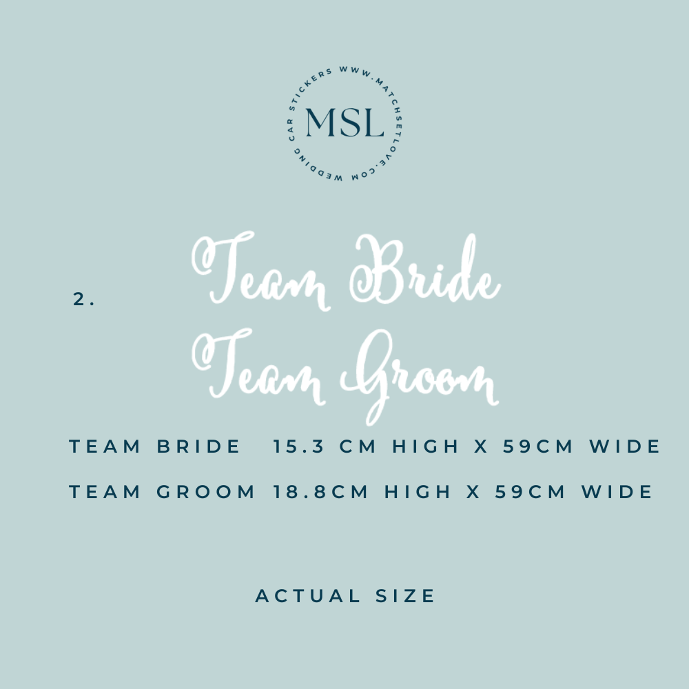 Info Team B & G Size Font 2