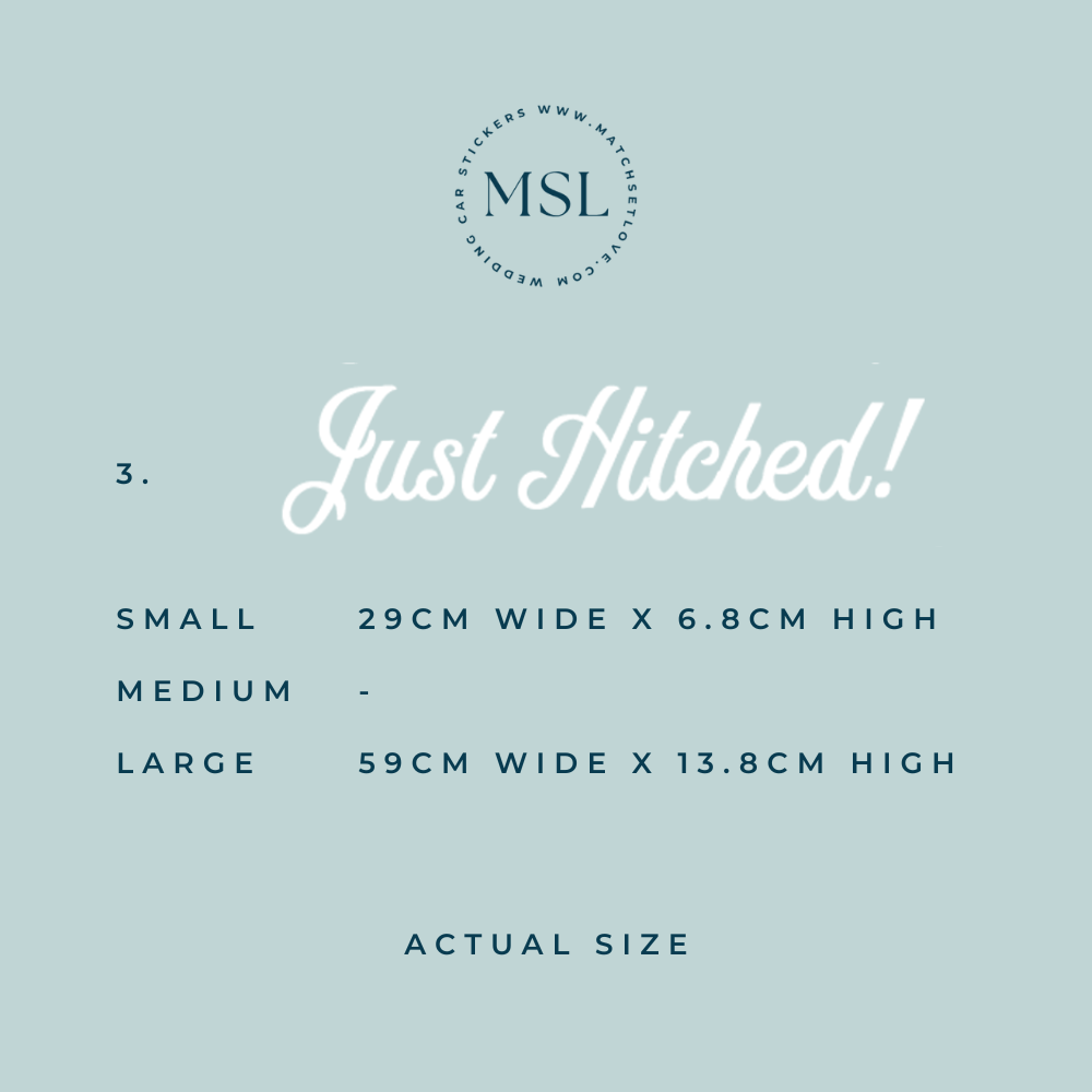 Info Just Hitched Font 3