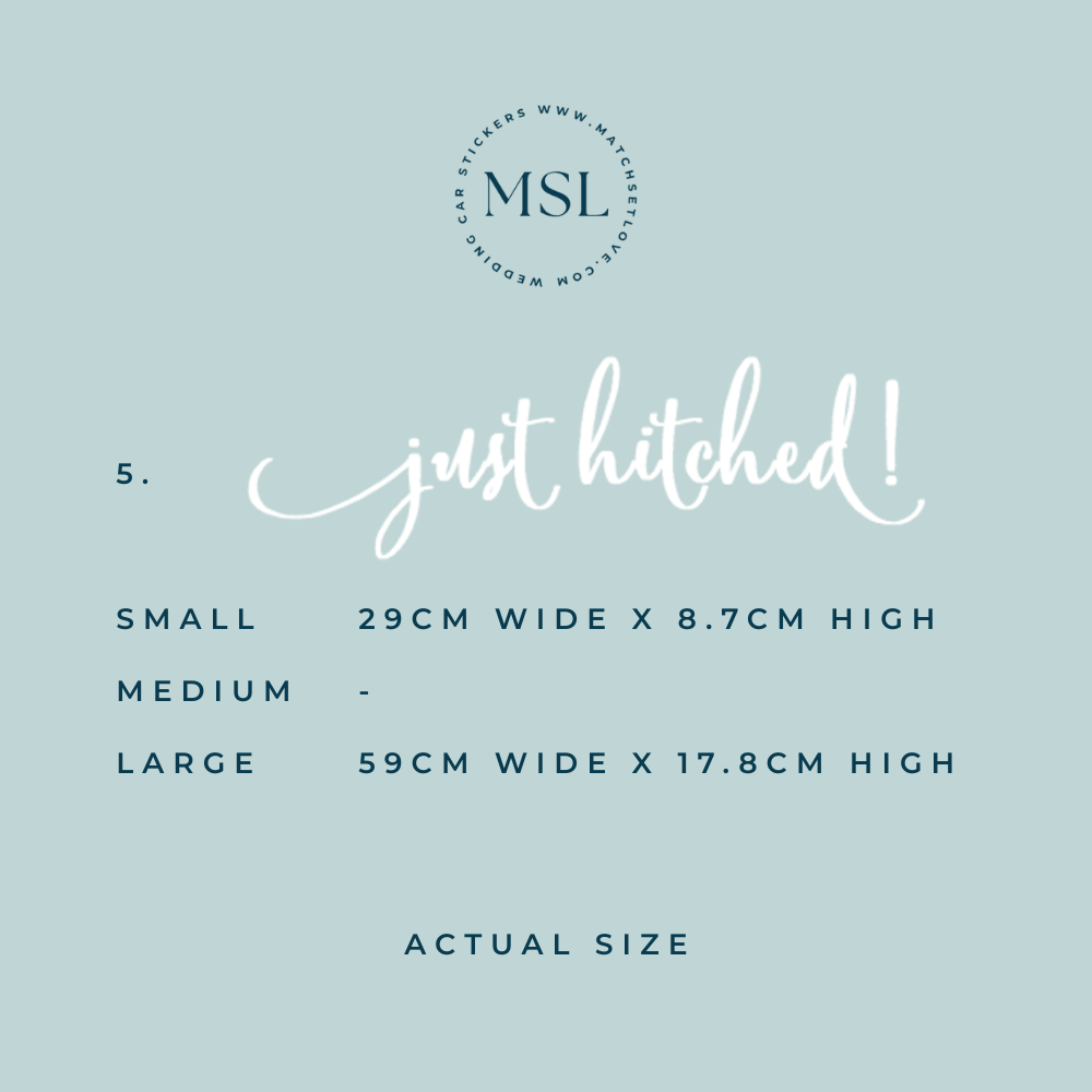 Info Just Hitched Font 5