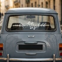 To have and to hold Wedding Car Sticker – Romantic Quote Vinyl Decal for Getaway Car
