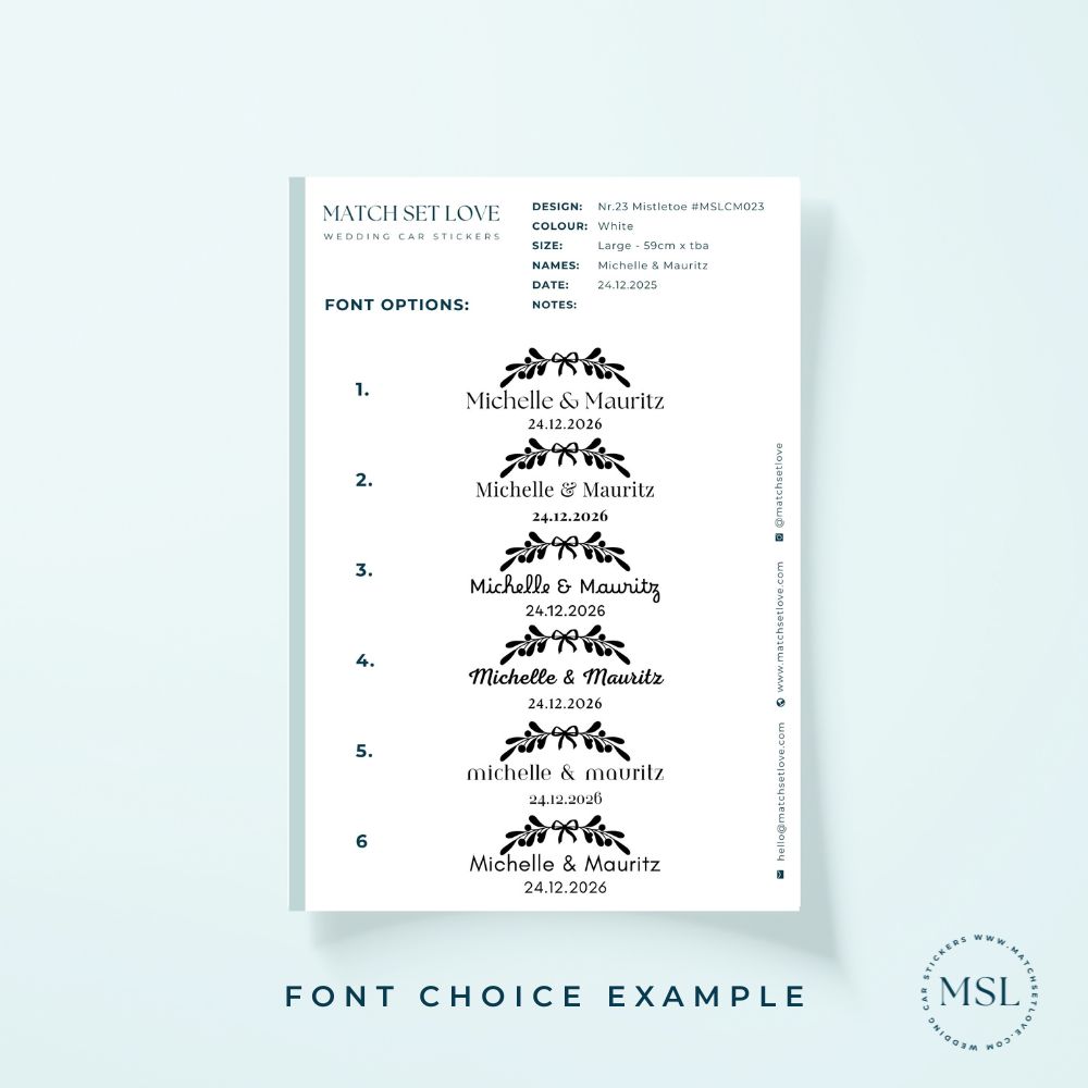 Sample of Font options (1) Sample of Font options (1)