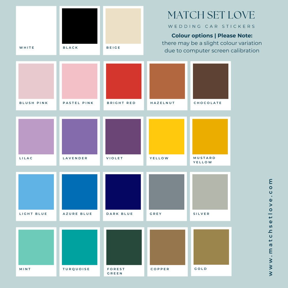 Vinyl colour options 20251129