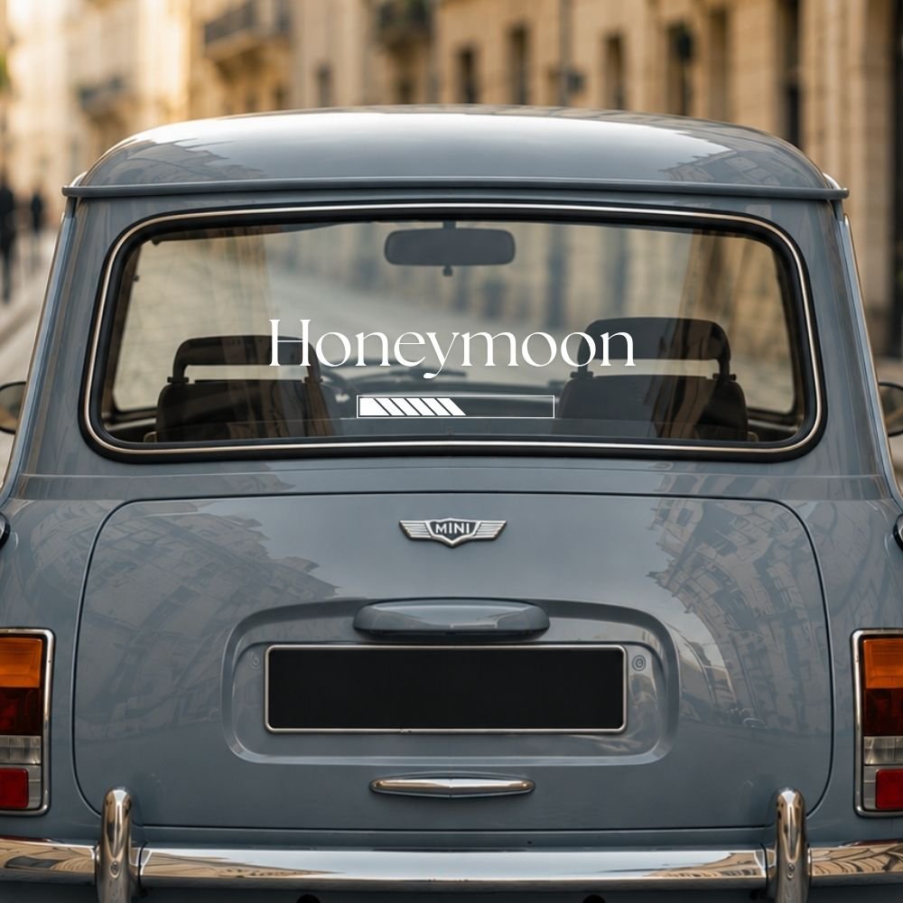 Honeymoonloading dusty blue mini