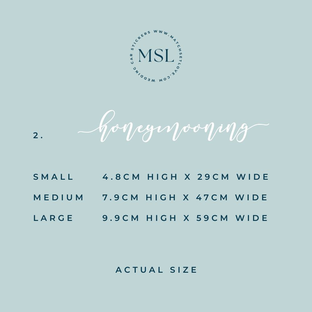 Info Honeymooning Font 2