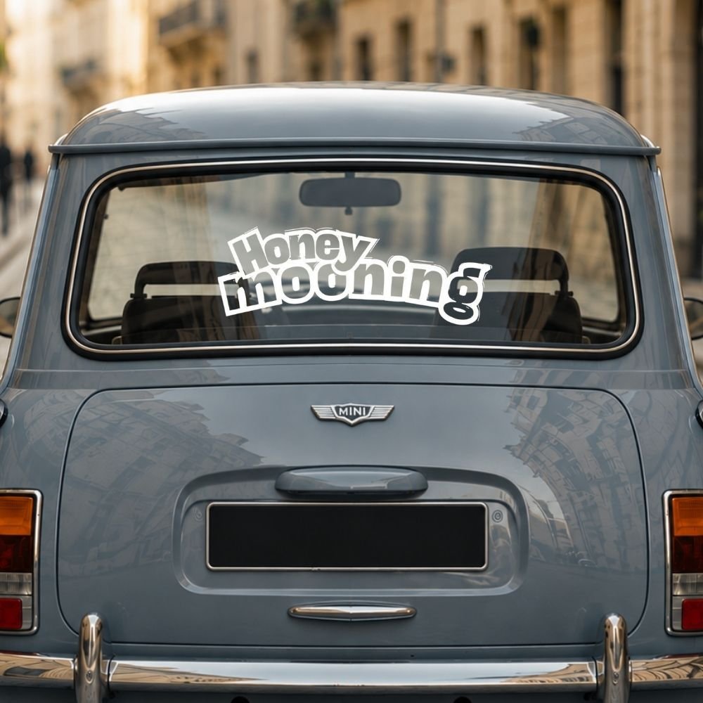 Retro Honeymooning dusty blue